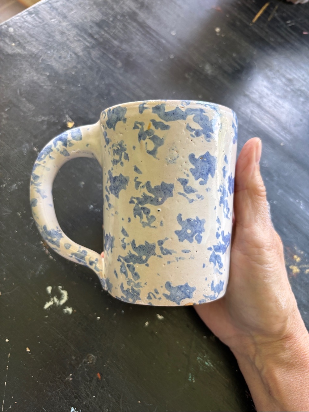 vintage pottery mug